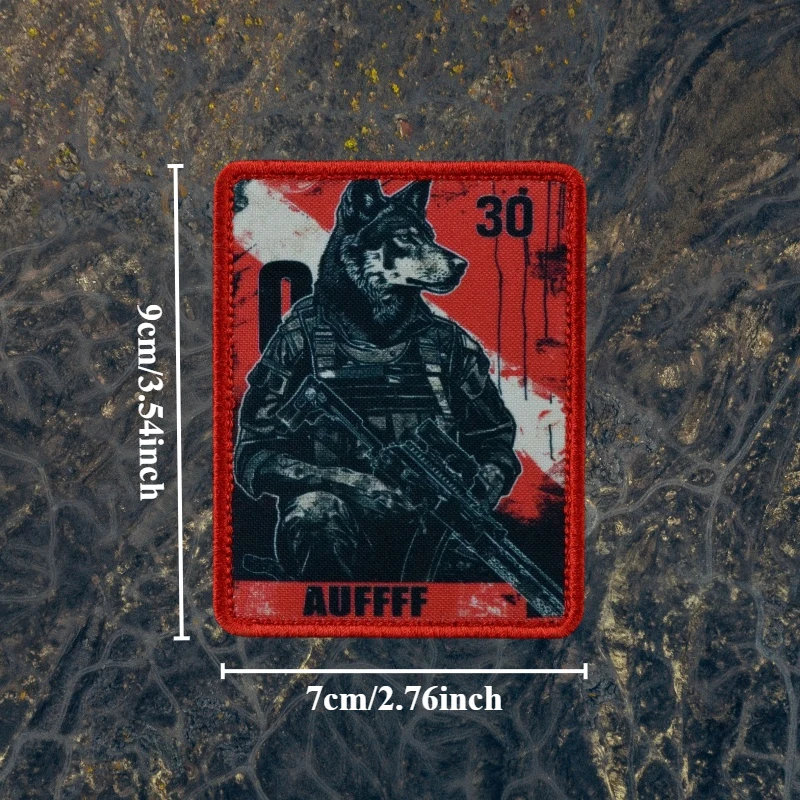 Parche táctico gato con gancho bucle compatible MOLLE - imagen 5