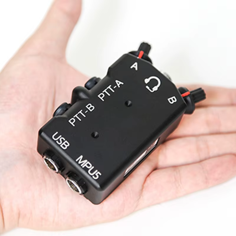 FCS-Tactical MPU5 Adaptador PTT Dual CNC Metal para AMP y COMTAC3 - imagen 3