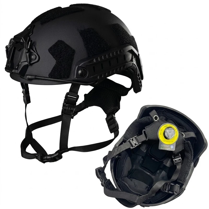 Casco táctico airsoft con gafas de lentes intercambiables y máscara - imagen 4