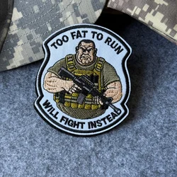 Parche táctico militar bordado Velcro gancho y bucle para mochila