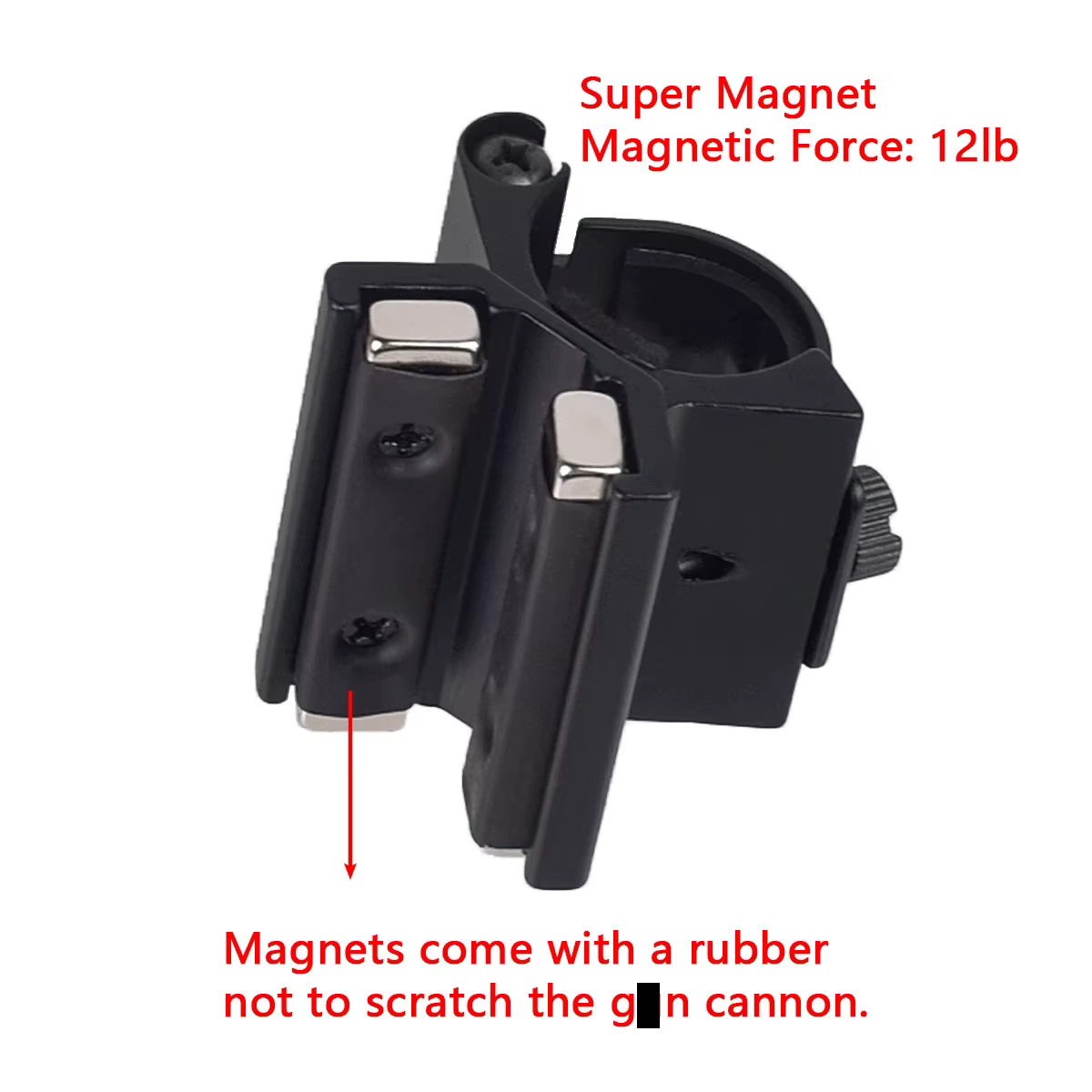 Soporte magnético pistola linternas mira telescópica LED láser - imagen 3