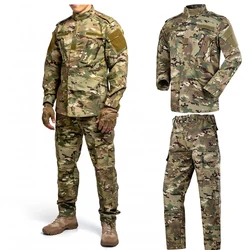 Uniforme táctico camuflado resistente para caza y pesca