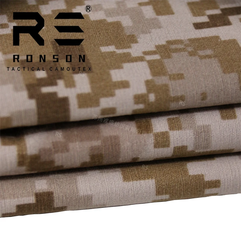 Tela ripstop de camuflaje para confección