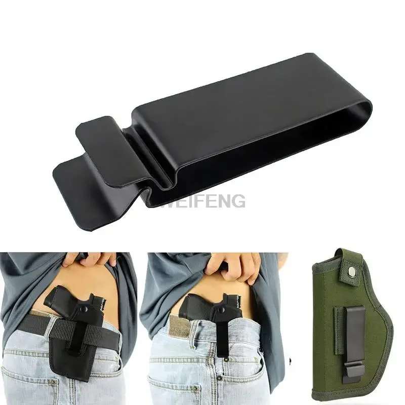 Hebilla cinturón táctico metálico – Clip resorte equipamiento militar - imagen 2