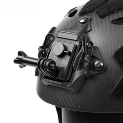 Soporte de casco para cámara deportiva de liberación rápida fijo
