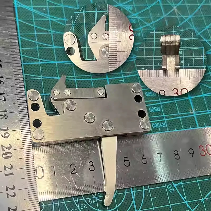 Garrapata cuerda táctica liberador gatillo mecánico acero inox