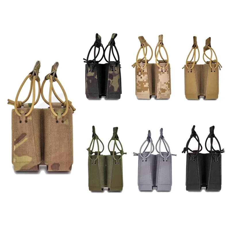 Funda táctica elástica MOLLE Multicam para cargadores Airsoft