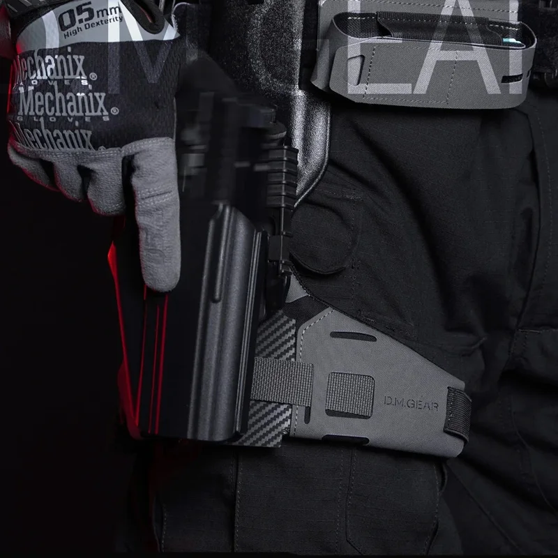 Soporte táctico pierna MOLLE universal ARC ajustable para pistola - imagen 4