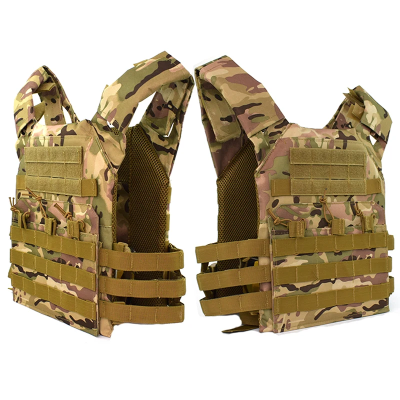 JPC portaplacas MOLLE chaleco táctico airsoft con bolsa cargadores