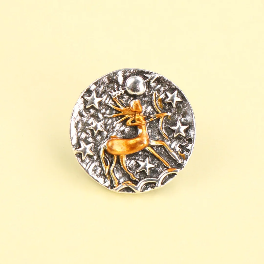 Pin solapa zodiacal: insignia mochila, regalo cumpleaños - imagen 4