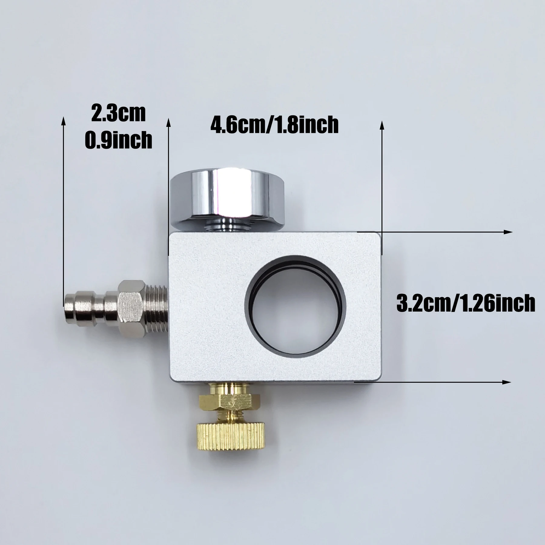 Adaptador llenado cilindro CO2 DUO Terra Gaia con manguera y estación - imagen 2
