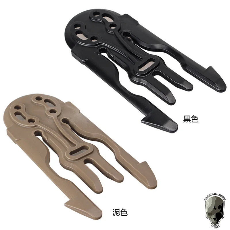 Clip adaptador MOLLE de liberación rápida vista frontal