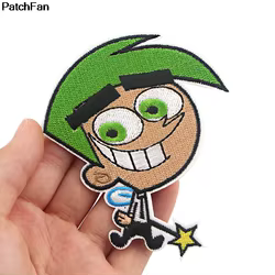 Patchfan parche termoadhesivo bordado táctico para chaqueta y mochila