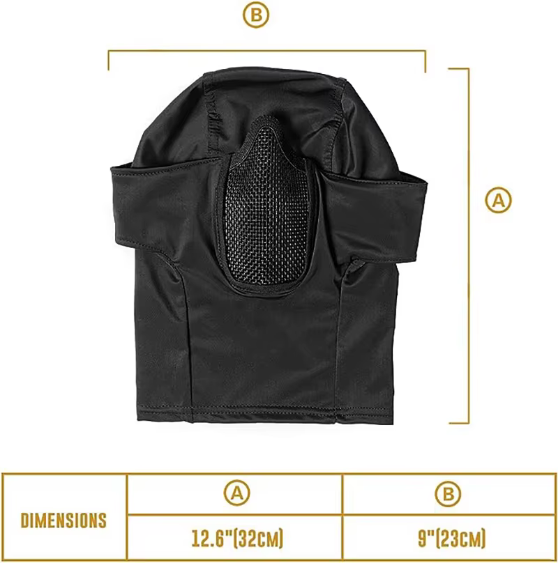 Pasamontañas táctico malla metálica – Cara completa Airsoft Paintball - imagen 2