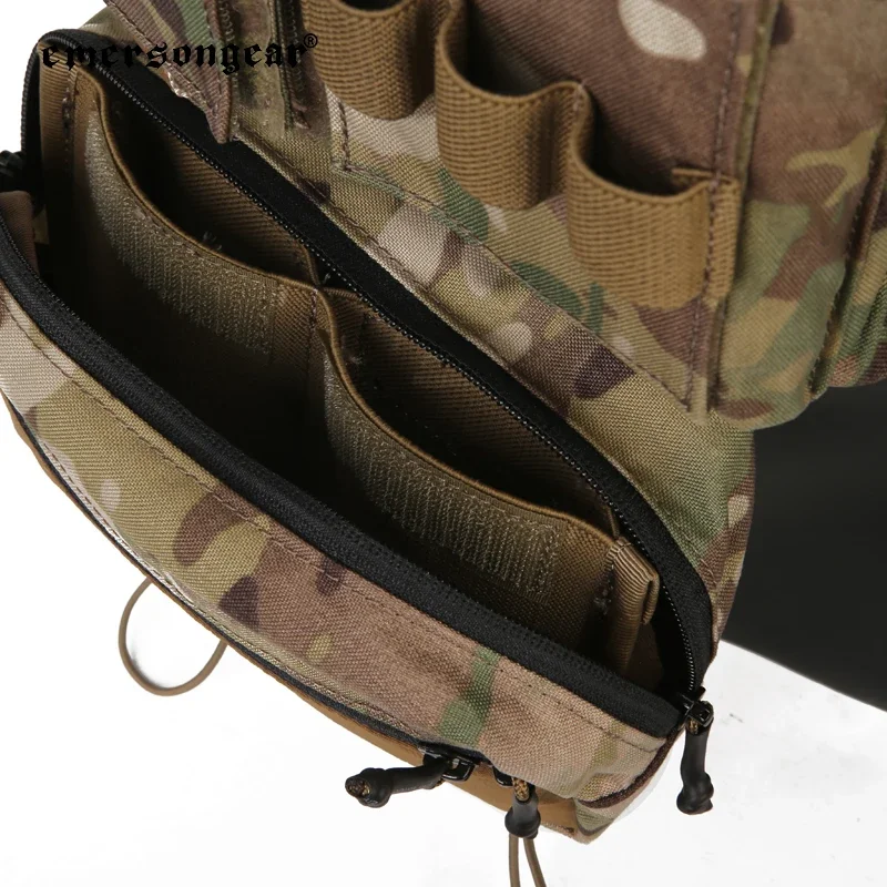 Chaleco táctico Emersongear modular con portaplacas y bolsa cargadores - imagen 2