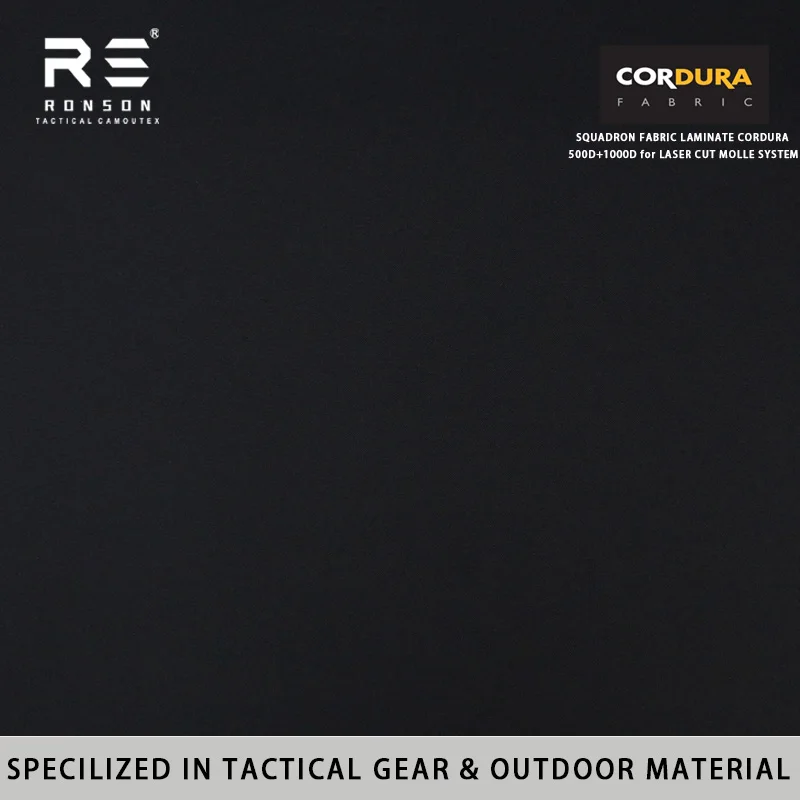 Cordura táctica laminada cortada con láser para chalecos y bolsos