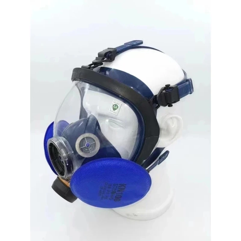 Máscara de gas facial completa – Respirador antipolvo filtración profesional - imagen 3