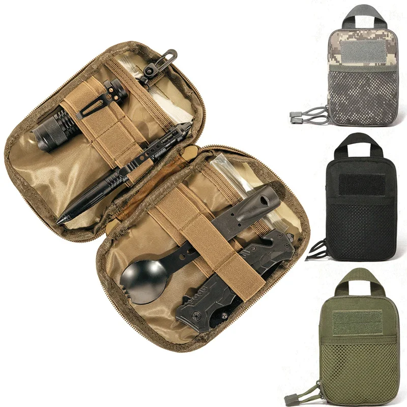 Riñonera táctica MOLLE EDC – Botiquín primeros auxilios