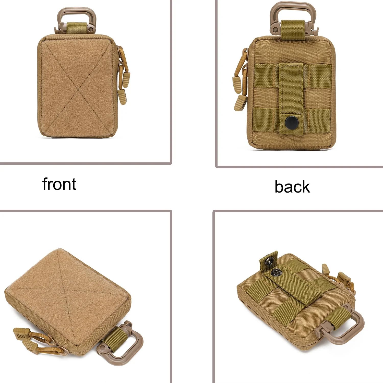 Bolsa táctica MOLLE EDC riñonera organizadora para accesorios outdoor - imagen 5