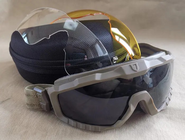 Conjunto con lentes intercambiables y estuche
