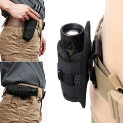 Bolsa para linterna táctica para cinturón - funda giratoria 360 grados