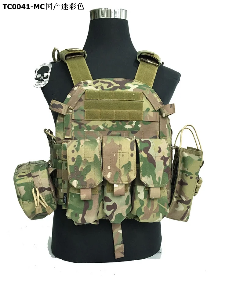 Chaleco táctico camuflaje protector multifunción ripstop MOLLE - imagen 5