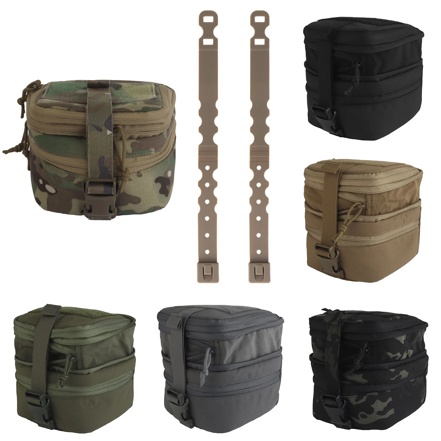 Bolsa Molle táctica NVG de doble capa para visión nocturna - imagen 4