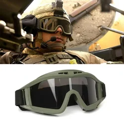Gafas tácticas Airsoft a prueba de polvo, viento y seguridad CS