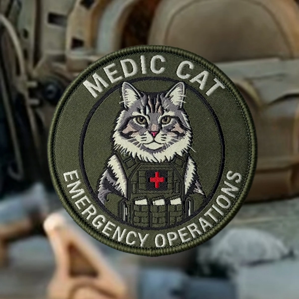 Parche Velcro Tactical MEDIC Operaciones de Emergencia – Moral Militar - imagen 4