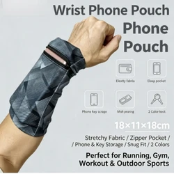 Brazalete deportivo para correr con bolsa porta móvil muñeca