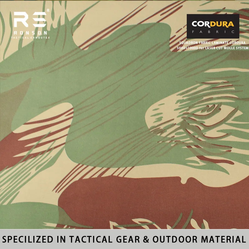 Squadron Chaleco táctico Cordura 500D MOLLE Brushstroke Rhodesian