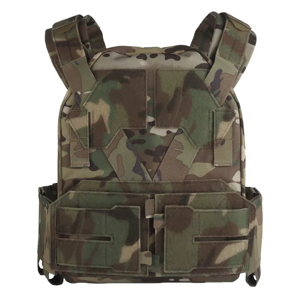 Chaleco táctico Sub-Zero portaplacas camuflado con bolsillo rifle - imagen 3