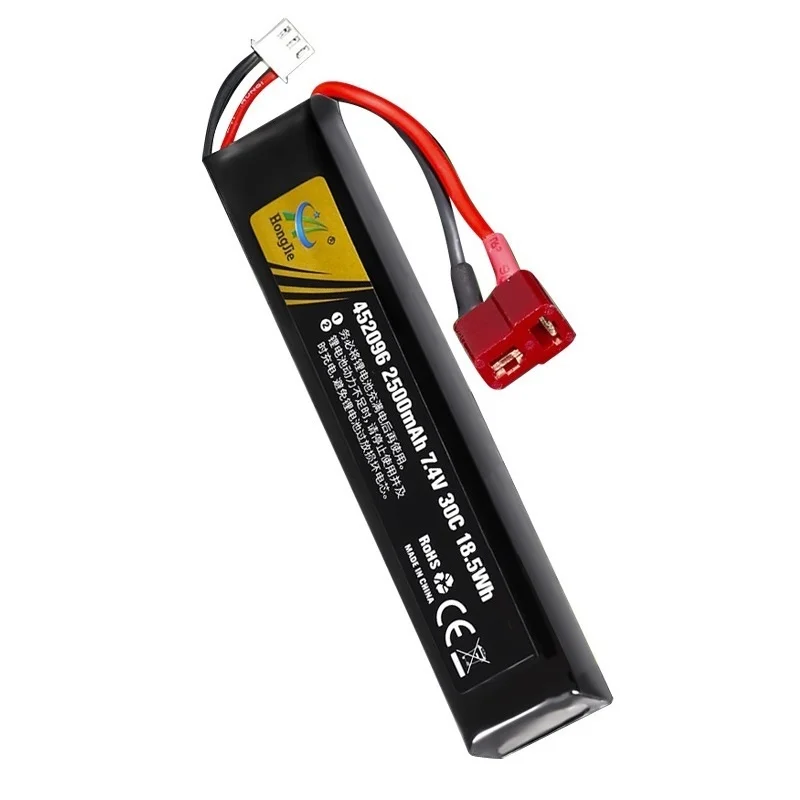 Batería Lipo 7.4V 2500mAh 2S conector Tamiya para pistola airsoft - imagen 5