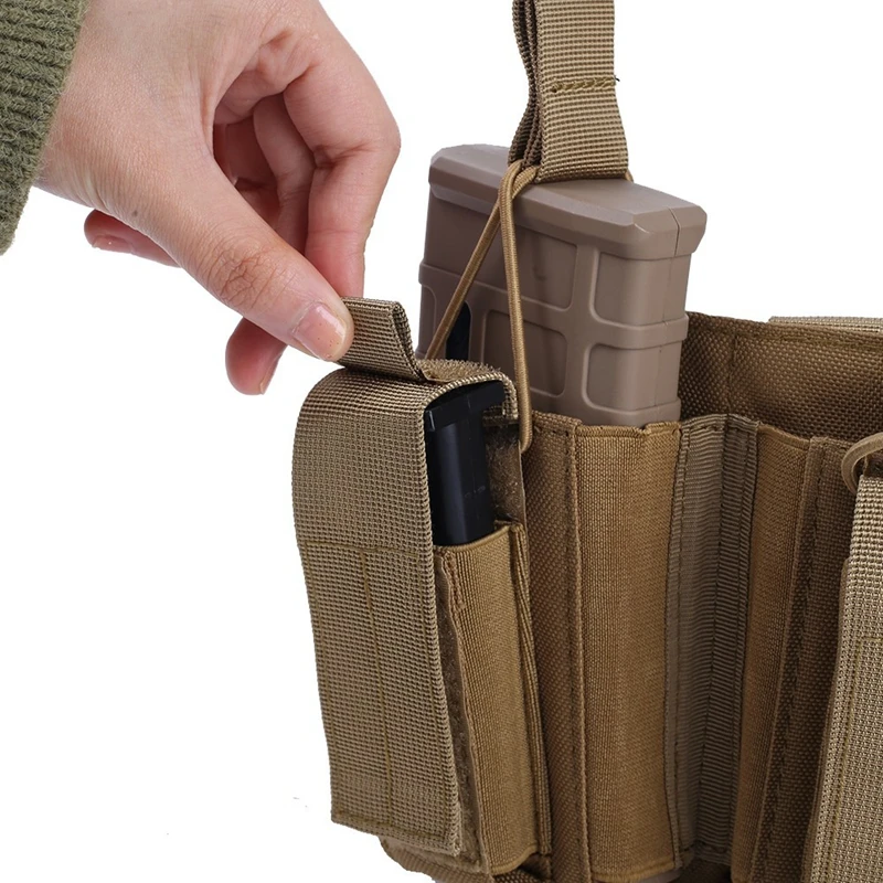 Bolsa táctica MOLLE de munición y porta cargador para AR - imagen 2