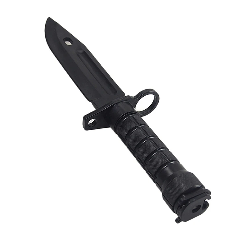 Cuchillo de entrenamiento de goma con funda y hoja fija - imagen 4