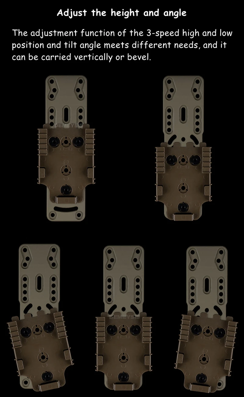 Adaptador montado en configuración de cinturón