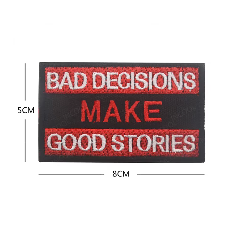 Parche táctico PVC reflectante frases inspiradoras mujer - imagen 3