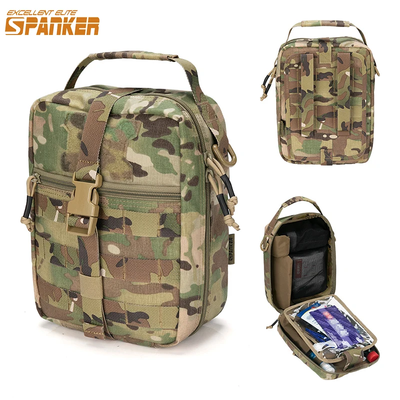 SPANKER EDC Bolsa táctica MOLLE utilitaria riñonera botiquín