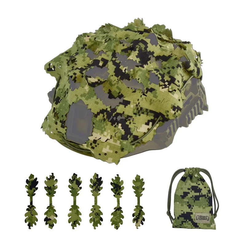 Funda de casco táctico cortada a láser irregular y bolsa exterior - imagen 3