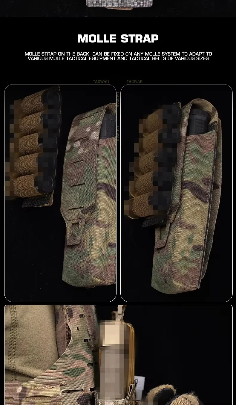 Portacargador táctico para caza y airsoft