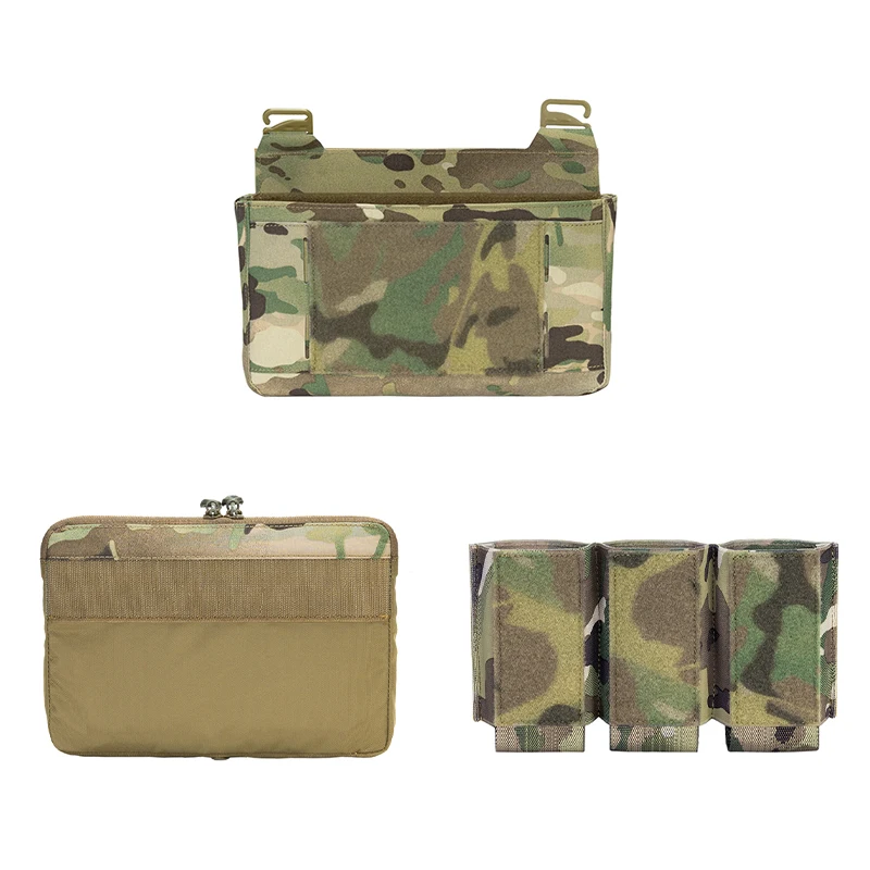 Bolsa táctica DOPE bolsillo canguro frontal Molle triple panel - imagen 3