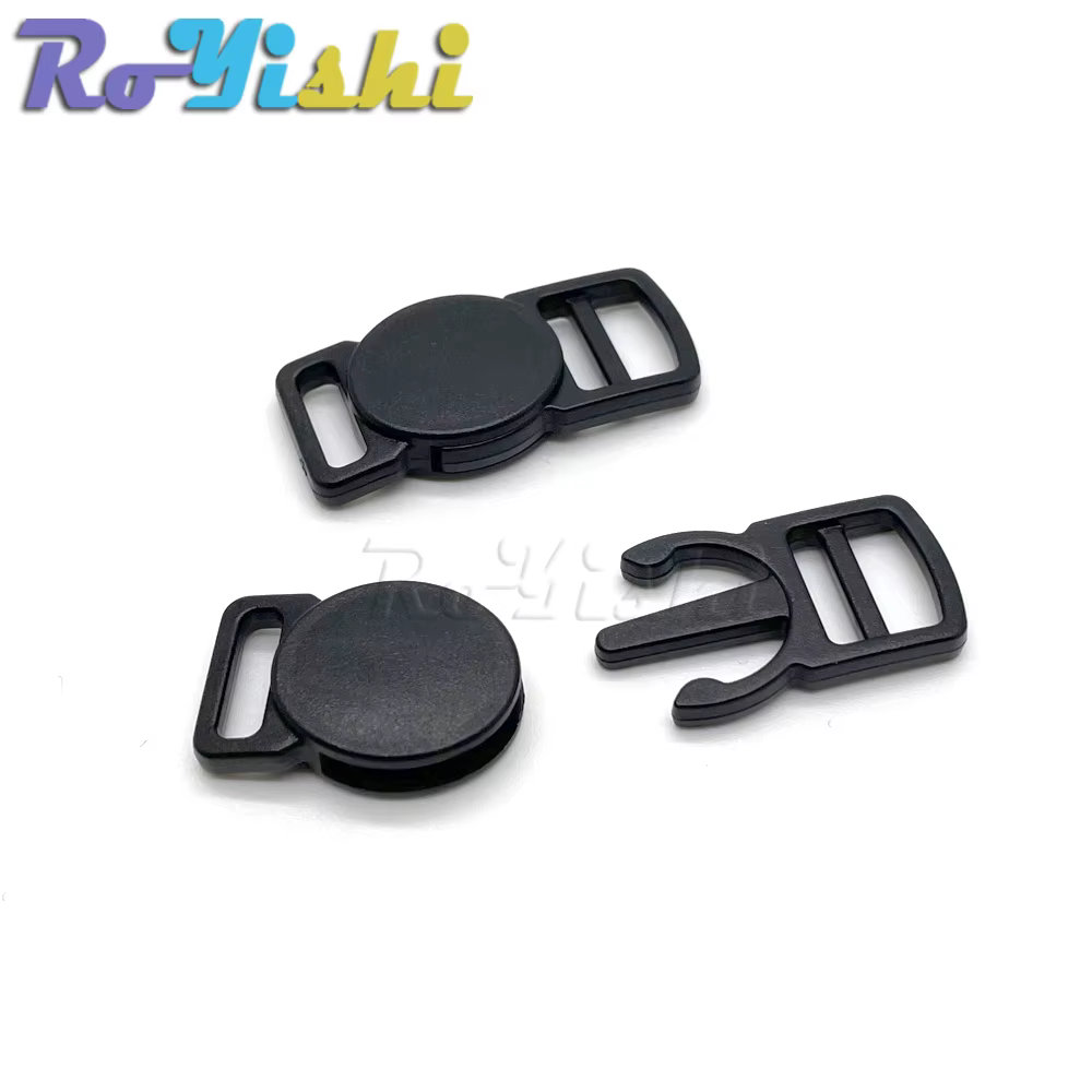 Hebilla de liberación rápida negra para correas y collares - imagen 4
