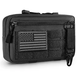 Bolsa táctica MOLLE EDC modular horizontal con corte láser