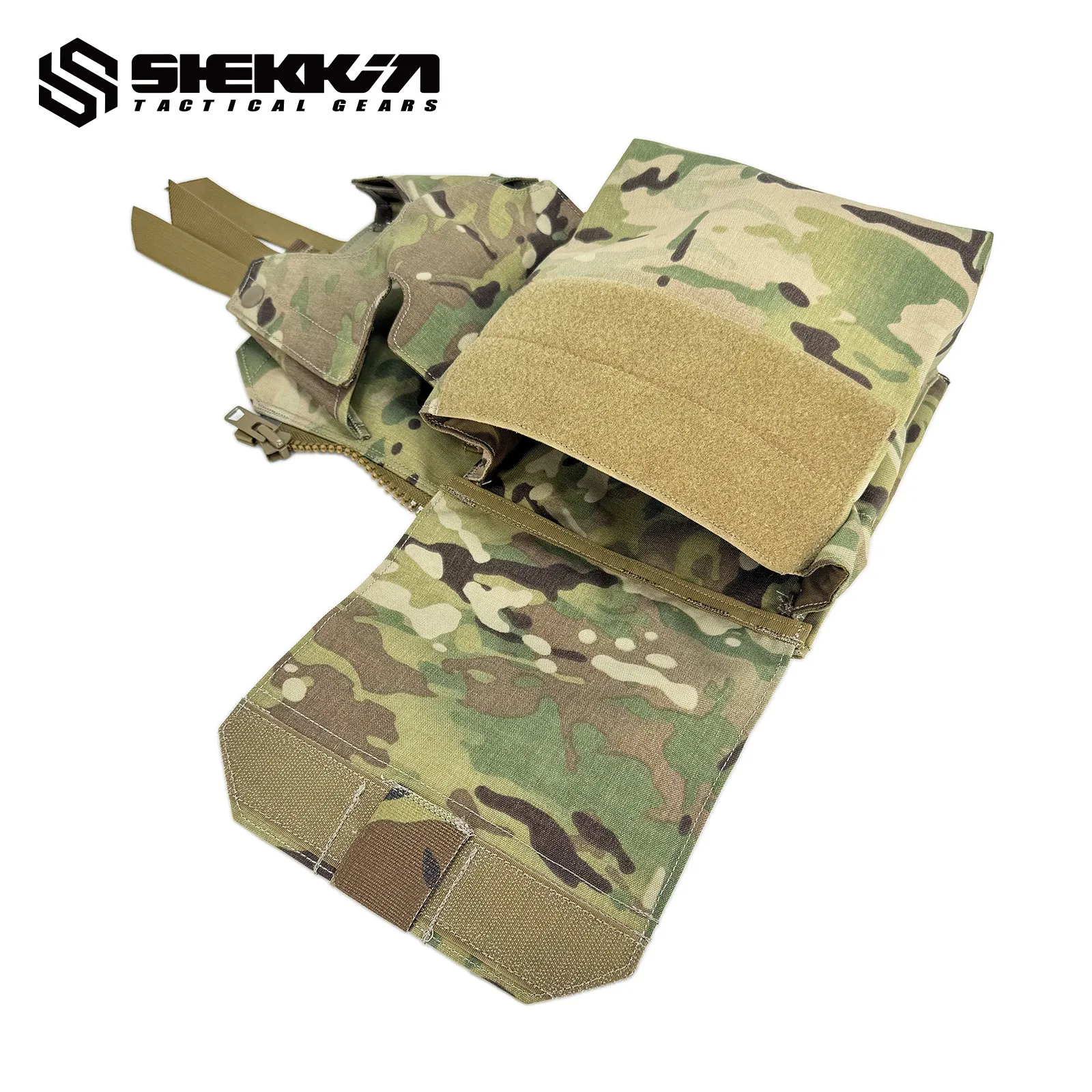 Funda ventilador máscara gas – Para placa trasera chaleco táctico - imagen 2