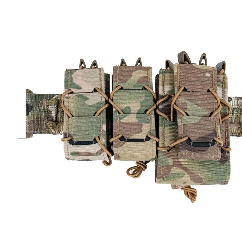 Portacargador MOLLE combinado para rifle y pistola de exteriores - imagen 3