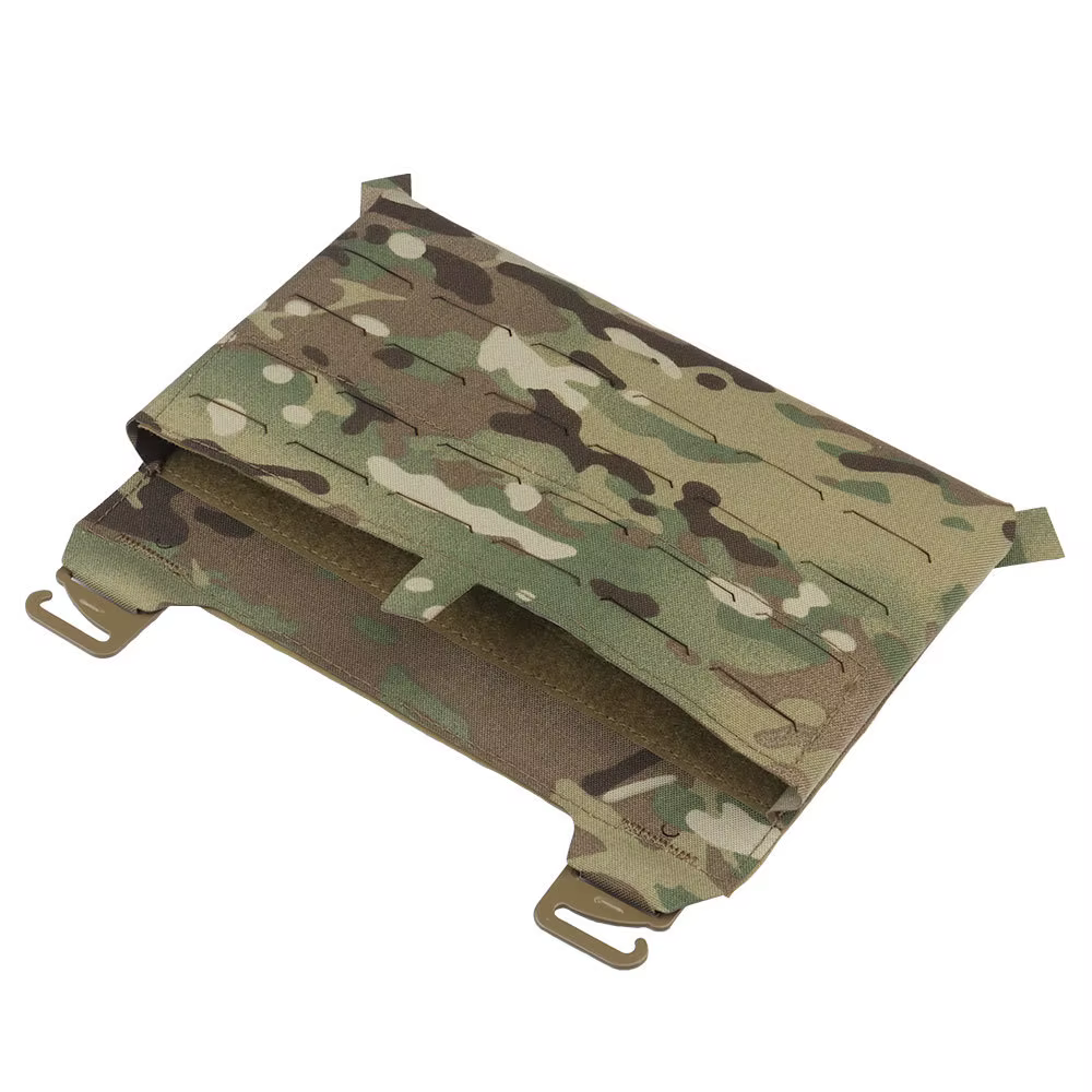 Riñonera táctica abdominal MOLLE con solapa canguro y porta cargadores - imagen 4