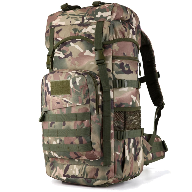 Mochila táctica Oxford 1000D 50L impermeable para camping y senderismo - imagen 4