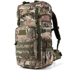 Mochila táctica Oxford 1000D 50L impermeable para camping y senderismo