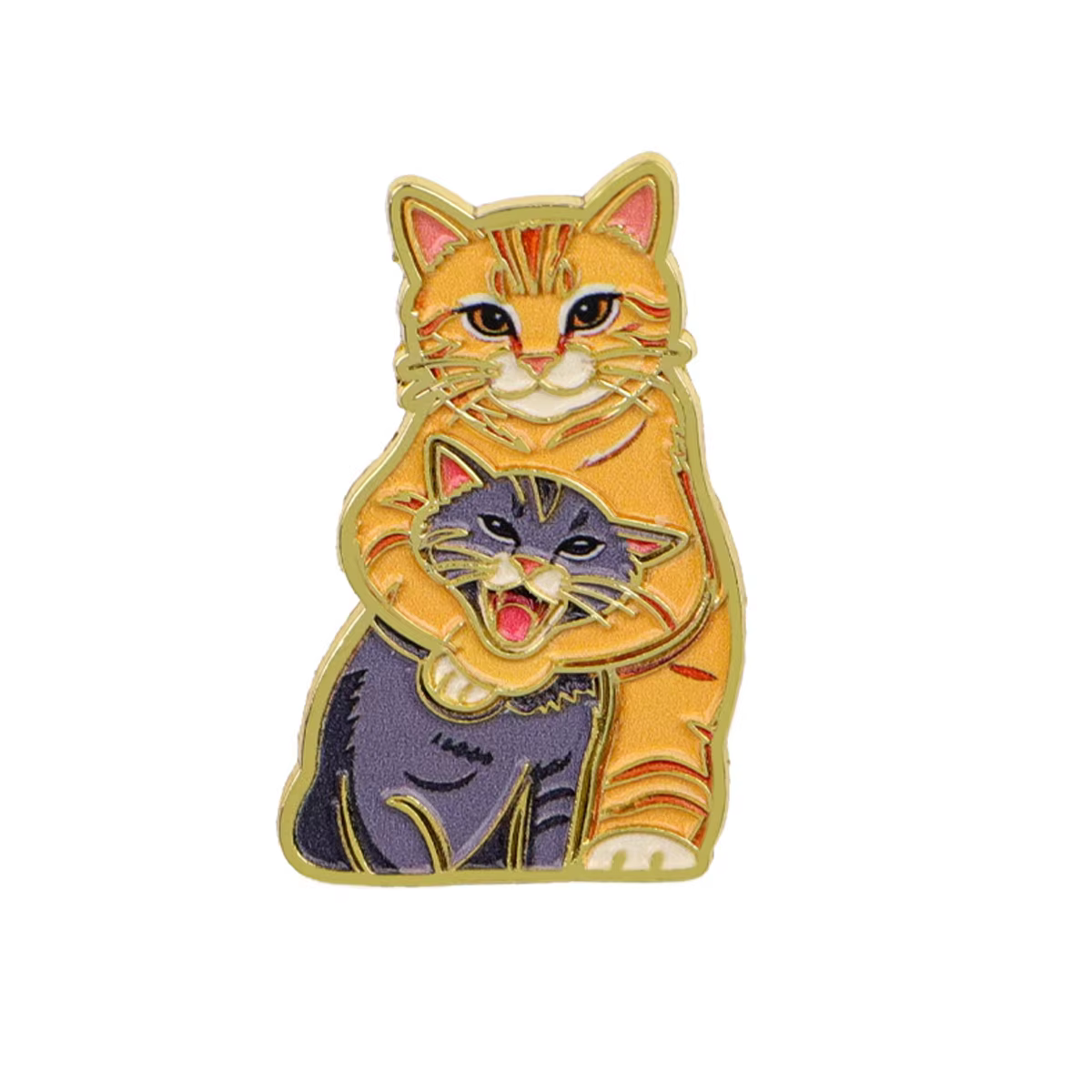 Broche esmalte gato lindo – Pin metálico para mochila y sombrero - imagen 5