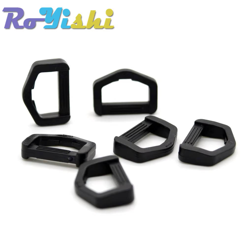 Correa táctica D-ring negra – Fleje de sujeción para equipamiento - imagen 2